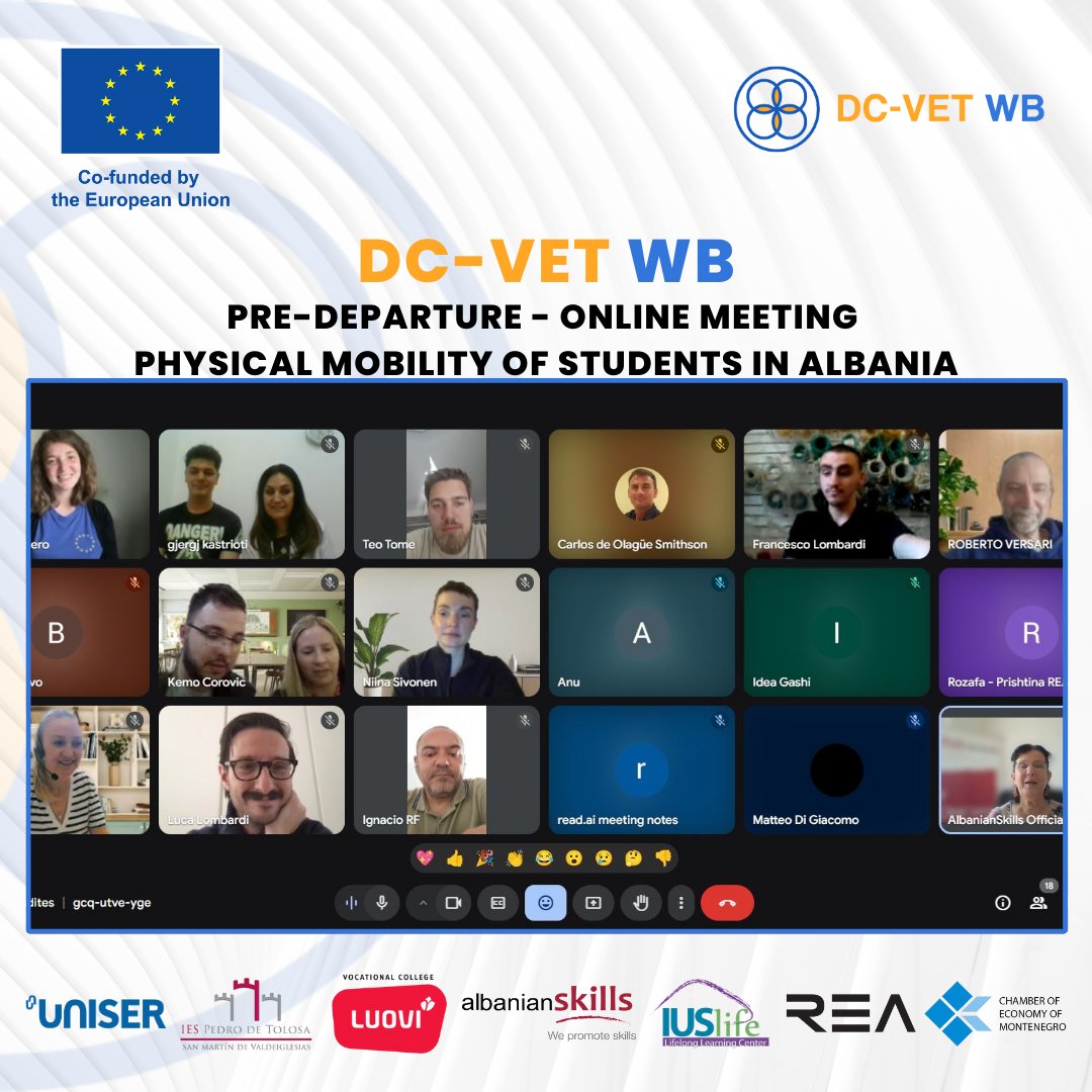 Online pre-departure meeting