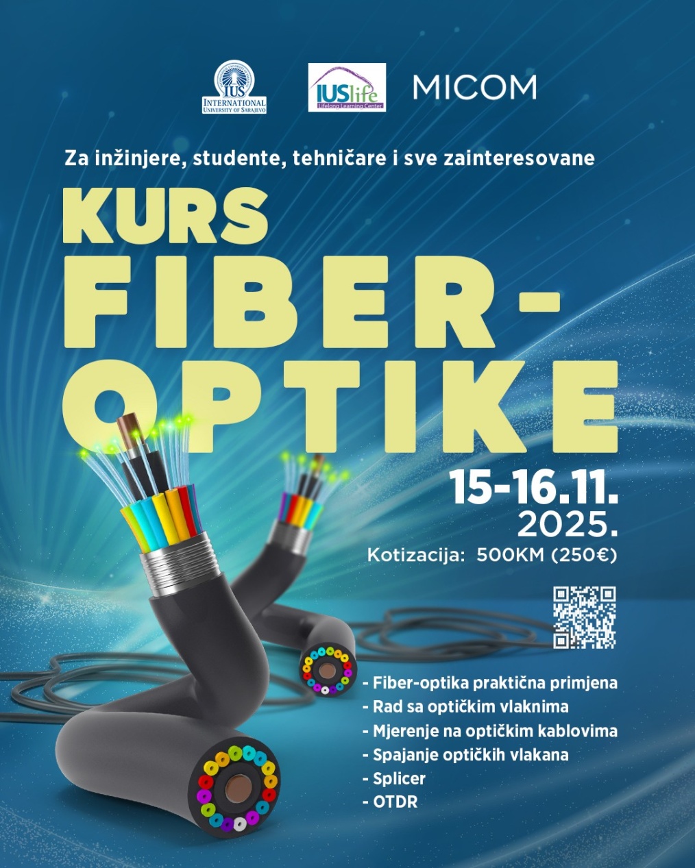 Kako optički kablovi omogućavaju brz i siguran prenos podataka? Saznajte na našem kursu! 