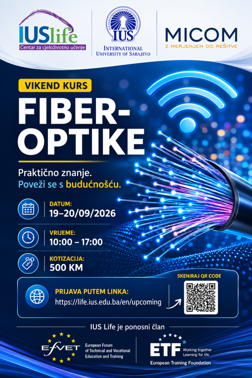 ZAKORAČITE U SVIJET FIBER-OPTČKIH TEHNOLOGIJA!