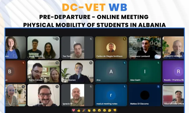 Online pre-departure meeting