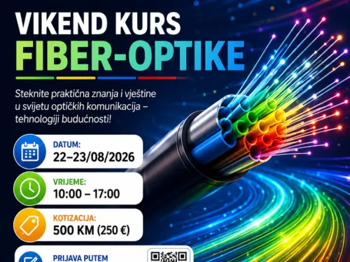 Don’t miss this unique opportunity to enhance your skills by joining an intensive weekend course in fiber optics!