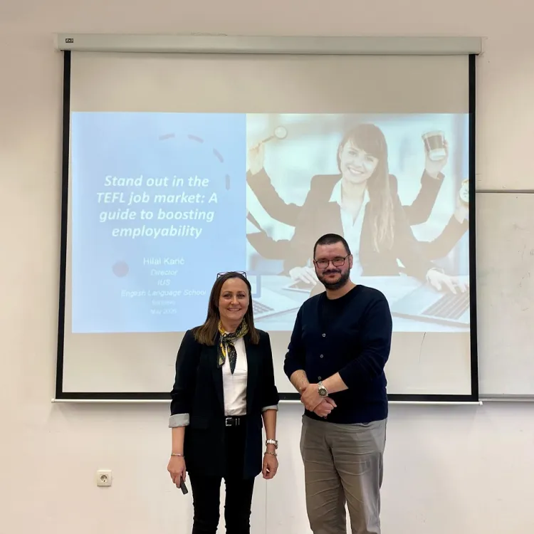 Sınıftan Kariyere: Konuk Konuşmacı Hilal Karić, ELT Öğrencilerine İstihdam Olanaklarını Anlatıyor