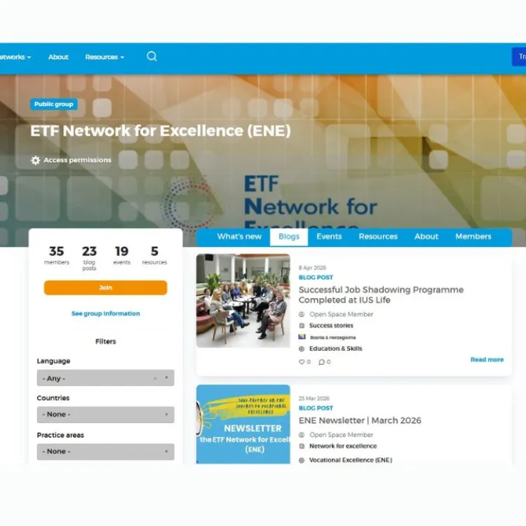Novo važno postignuće: Centar za cjeloživotno učenje IUS-a – IUS Life postao član mreže Evropske fondacije za obrazovanje (ETF)